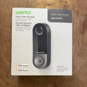 Wemo Smart Video Dooebell - Apple HomeKit - NWT